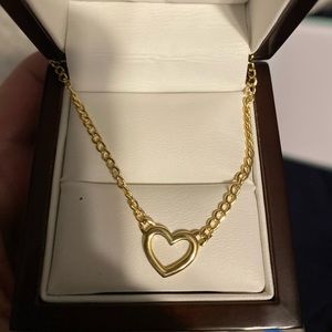 14K Gold Heart Necklace